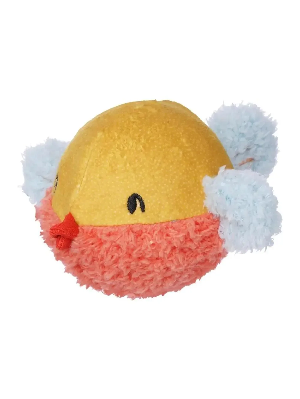 Manhattan Pet Toy Oddball Bertie Fish Plush Covered Squeaker Dog Exercise Ball